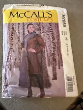 McCall's M7855 GOT Arya Stark Jacket, Doublet, Skirt, Cape Sz 6-14 UNCUT Pattern