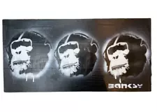 Banksy Planet of the Apes Rare Graffiti Art Wood Painting (2013) ð·️SALE