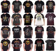 Official Guns N Roses T Shirt Appetite bullet not in this lifetime logo new mens