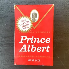 Prince Albert Soft Luxury Pouch Box Accessory Advertisement New Old Stock Sealed