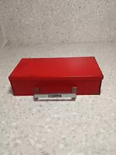 VINTAGE 8" MAC TOOLBOX FOR 1/4" SET WITH PULL OUT DRAWER