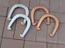 Vintage Set of 4 Ringer Regulation Pitching Horseshoes 2 & 1/2 lbs.