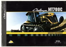 Challenger MT700C Tracked Tractor 2009 UK Market Sales Brochure