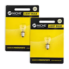 NICHE Headlight Bulb for Arctic Cat Kitty Cat Z ZR F 120 2 Pack 0609-004 (For: Arctic Cat ZR 120)