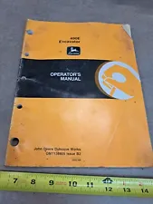 John Deere 490E Excavator Operator's Manual OMT138805 Issue B2