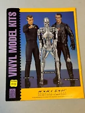 1991 HORIZON Vinyl MODEL KITS CATALOG 8.5"x11" Brochure Terminator Marvel Movie