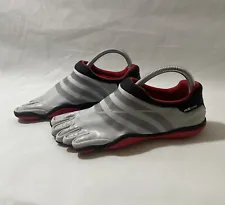 Adidas Adipure Trainer Five Finger Shoes Gray Black Red Mens Size US 8