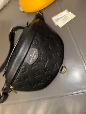 Louis Vuitton Bum Bag Belt Bag Black Leather