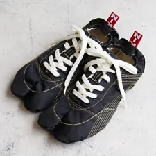 Kineya Muteki Tabi Japanese Running Shoes Ninja Split Toe Black Barefoot Feeling