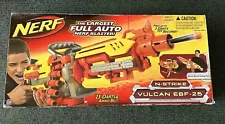 AWESOME NEW NERF Vulcan EBF-25 Dart Gun Blaster, Belt Tripod ,Ammo in Box!