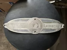 EMD Locomotive Builders Plate F7a Missouri Pacific