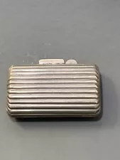 Antique Art Deco Sterling Silver Match Safe, Match Holder From Italy.