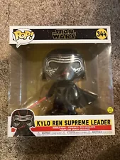 Funko Pop Star Wars Jumbo 10 Inch Kylo Ren Supreme Leader 344 Glow