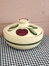 New ListingWatt Oven Ware Pottery ~ Bowl & Lid ~ Nice Condition ~ Small Crack