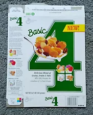 New ListingVintage 1990 Basic 4 *NEW* Cereal Box Empty