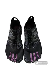 Fila SkeleToes 5PK14023-046 Women Purple/Black Skeleton Toe Sneaker Shoes 6