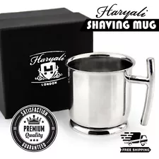 Shaving Mug German Stainless Steel Perfect for Hot and Wet Shave By Haryali