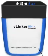 VLinker BM OBD2 Bluetooth Code Reader, OBDII Scan Tool for Android & Windows -