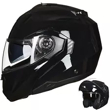 ILM Pre-Owned Motorcycle Helmets for Adults Dual Visor Modular Full Face DOT