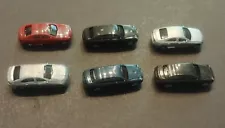 Lot (6) HO Scale Assorted Vehicles Cars (6a)