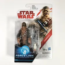 Star Wars CHEWBACCA Action Figure Porg Wookiee Bowcaster Bandolier Force Link