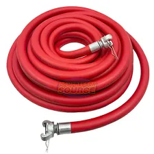 Jack Hammer Air Hose 3/4" x 50 FT Crowfeet Chicago Couplings Heavy Duty 300 PSI