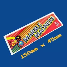 Marble Madness 1980's Logo Vinyl Sticker Decal Arcade Gaming Machine Cab Game