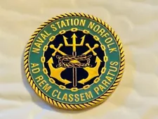 Challenge Coin : US Navy - Naval Station Norfolk