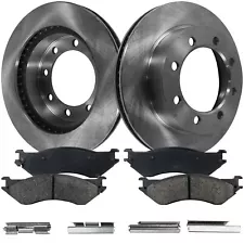 Front Brake Disc Rotors and Pads Kit for F250 Truck Ford F-250 HD 1997