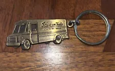 New ListingSnap-on Tools~ Vintage Solid Brass Truck Key Ring Chain ~ Old Logo Super Service