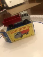 Vintage Matchbox Bedford Tipper Truck # 3 With Box Original Owner