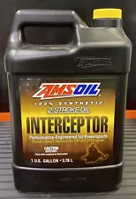 Amsoil Interceptor Synthetic 2-Stroke Oil, 1 Gallon