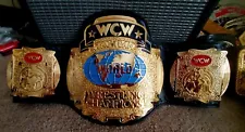 NEW!! Classic Style Design 4mm Gold WCW World Tagteam Championship Belt