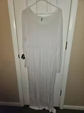 Women's long sleeve white maxi dress 2XL VIISHOW- Price Reduced