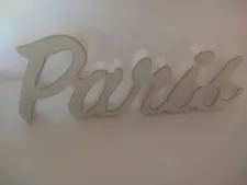 Wooden Paris Sign For Decor, Gift, Collectable