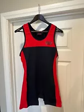 SBD Powerlifting Singlet Men's XL Black and Red