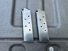 Lot of 2 1911 45acp 7 round Magazines Colt Remington Springfield 1911a1