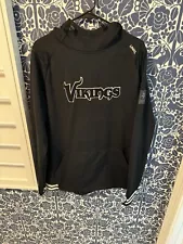 UNRL x Minnesota Vikings Black Chenille '23 Crossover Hoodie No. 3 Men’s XL