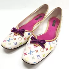 Louis Vuitton Pumps Women Whites Monogram Multicolore 436337