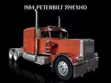 1984 Peterbilt Model 359 EXHD Truck NEW Metal Sign: 12x16" Ships Free