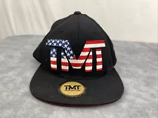 TMT The Money Team Black Floyd Mayweather American Flag Colors Snapback Boxing