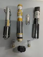 Ultrasabers Lightsaber custom hilts Lot for DIY Mace Windu Jedi No Cones Include