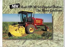 OEM New Holland HW340 Self Propelled Discbine Mower Conditioner Sales Brochure