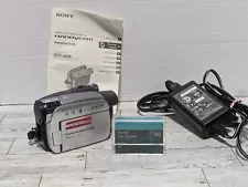 Sony Handycam DCR-HC26 Mini DV Digital Video Camera, Tape, Manuals, Battery