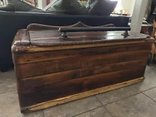 Trunk/Chest: Handmade Real Antique Oak Generational family heirloom