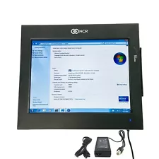 NCR P1230 Touch Screen POS Terminal for Restaurant Bar 40Gb SSD, No Stand