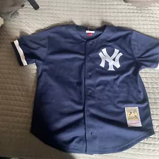 1998 Bernie Williams Yankees Mens Mitchell & Ness Authentic Batting Jersey