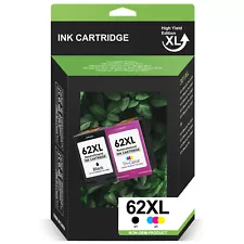 62-XL Ink Cartridges for HP 62XL Envy 7645 7640 5644 5540 OfficeJet 200 250 lot