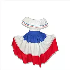 Dominican Republic Traditional Dress for Adults