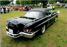 1958 Chevrolet Chevy Impala convertible black rear classic auto car photo